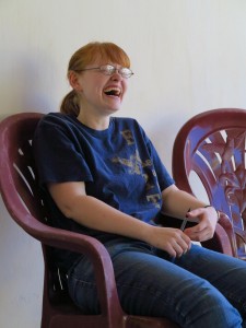 Danae Laughing