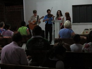 Church Service in Exu