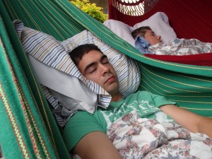 Sleeping in Hammocks
